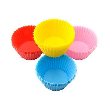 Durable baking mold silicone muffin cup heat-resistant, non-sticky, easy to clean and safe food-grade silicone cake mold